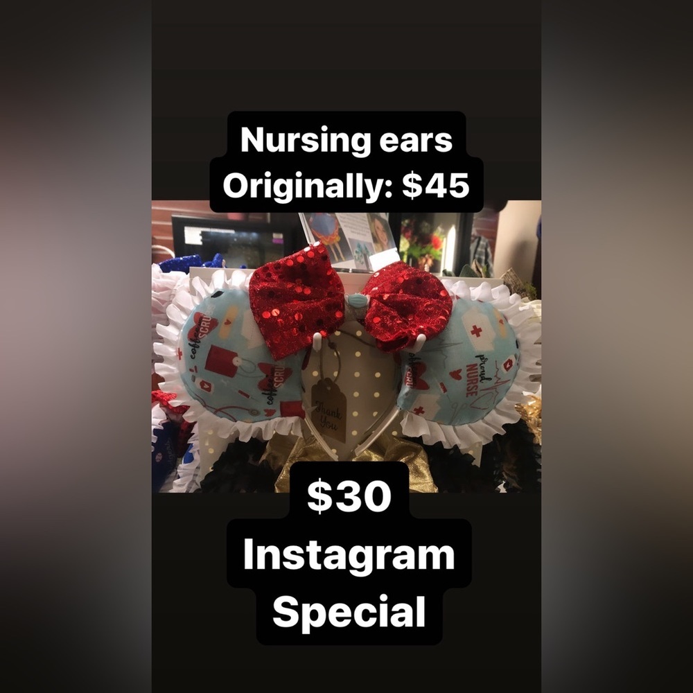 Disney Theme Park Ears! HANDMADE and One of a Kind! - Picture 3 of 11